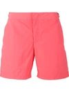 Orlebar Brown Bulldog Solid Swim Trunks, Bright Fuchsia In Pink