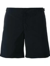 Orlebar Brown Bulldog Mid-length Tailored Swim Shorts In Black