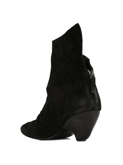 Shop Marsèll Curved Heel Boots In Black