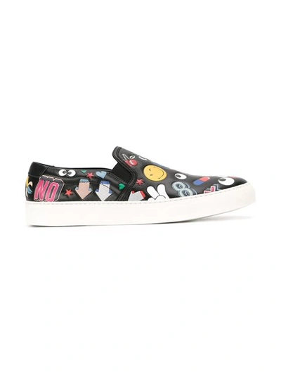 Shop Anya Hindmarch 'all Over Sticker' Trainers