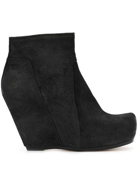 rick owens wedge ankle boots