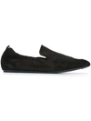 LANVIN elasticated loafers,CALFSUEDE100%