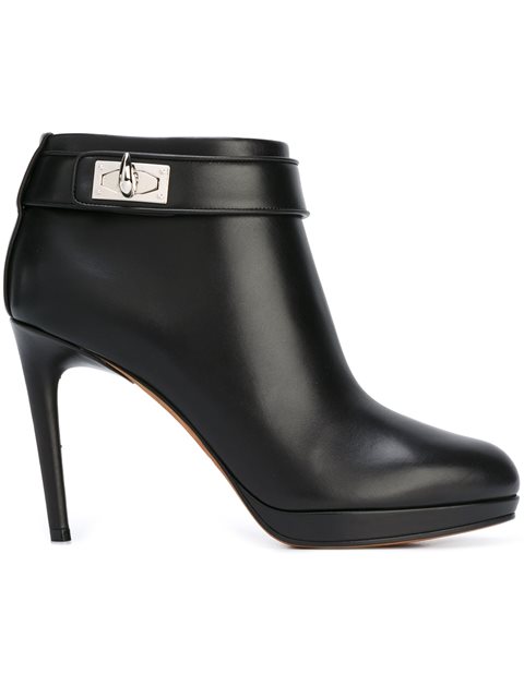 givenchy shark lock ankle boots