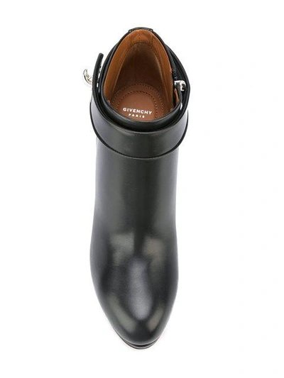 Shop Givenchy 'shark Tooth' Stiefeletten In Black