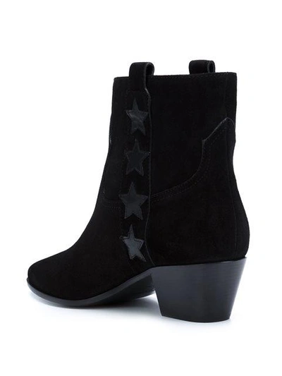 Shop Saint Laurent 'wyatt' Ankle Boots