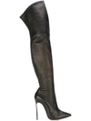 CASADEI 'Blade' thigh length boots,LEATHER100%