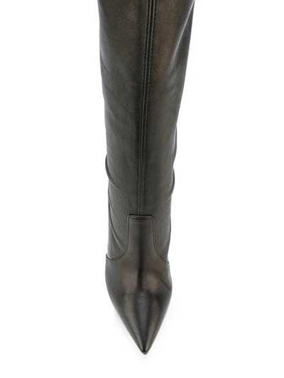 Shop Casadei 'blade' Thigh Length Boots