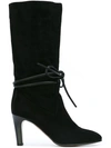 CHLOÉ tie front boots,CH27112E0111570788