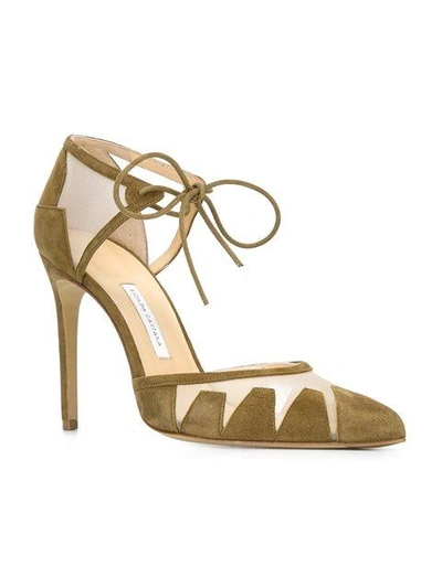 Shop Bionda Castana 'lana' Pumps In Green