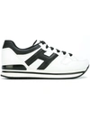 HOGAN lateral logo trainers,RUBBER10%