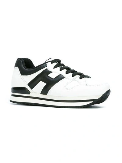 Shop Hogan Lateral Logo Sneakers