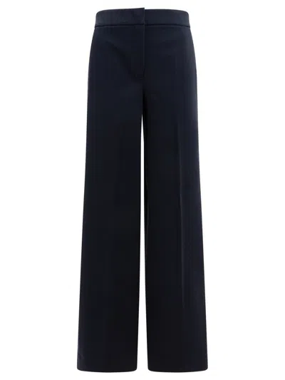 Max Mara Orche Straight-leg Tailored Pants In Blue