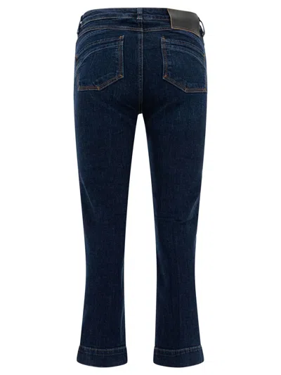 Sportmax Umbria Mini Flare Jeans In Blue