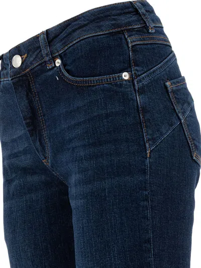 Sportmax Umbria Mini Flare Jeans In Blue