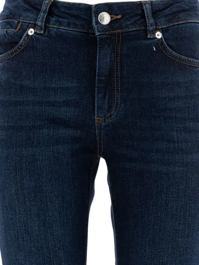 Sportmax Umbria Mini Flare Jeans In Blue