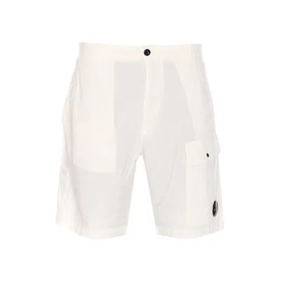 C.p. Company C.p.company Cargo Shorts In White