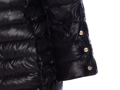 Herno Woman Puffer Black Size 6 Polyamide, Polyester, Cotton In Black