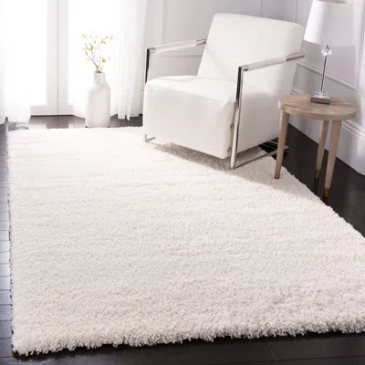Safavieh Fontana Shag Area Rug, Ivory Flokati Style Non-shedding