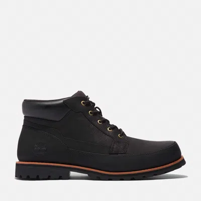 Timberland Attleboro Mid Chukka Boot In Black