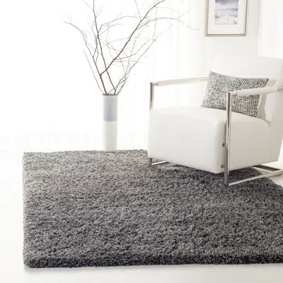 Safavieh Fontana Shag Area Rug, Silver Flokati Style Non-shedding