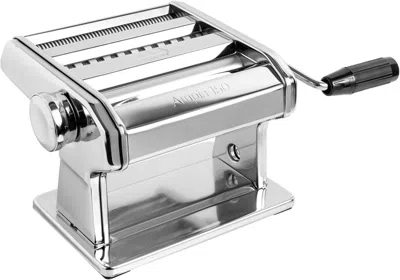 Marcato Atlas Ampia 150 Pasta Machine, Made In Italy, Silver In Silver