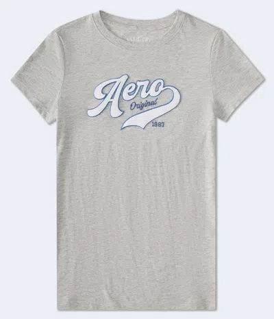 AÉROPOSTALE SCRIPT APPLIQUÉ GRAPHIC TEE 