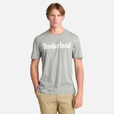 Timberland Men's Northwood Us Wordmark Logo Short Sleeve T-shirt In Multi