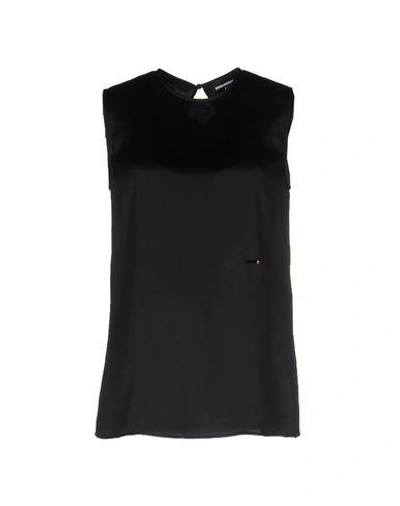 Shop Dsquared2 Tops In Black