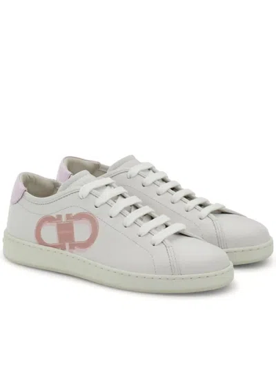 Ferragamo Sneakers In White