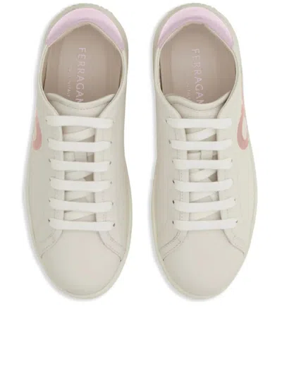 Ferragamo Sneakers In White