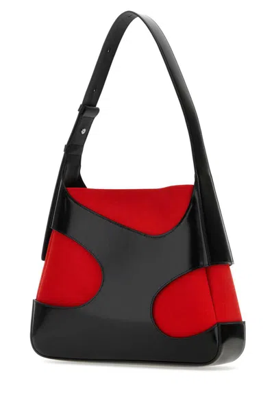Ferragamo Hollowed-out Detail Shoulder Bag In Blackfred