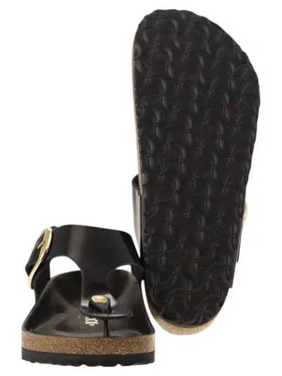 Birkenstock Gizeh Big Buckle Slide Sandal In Black