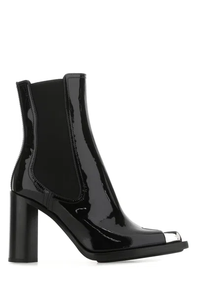 Alexander Mcqueen Alexander Mc Queen Punk 90mm Leather Chelsea Boots