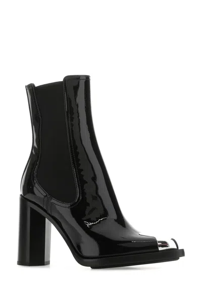 Alexander Mcqueen Alexander Mc Queen Punk 90mm Leather Chelsea Boots