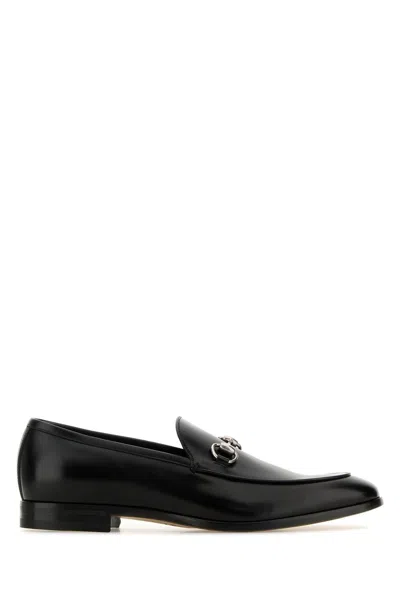 Gucci Black Jordan Loafers In Black