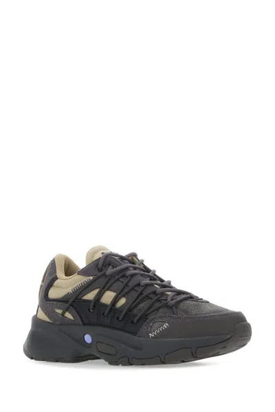 Mcq By Alexander Mcqueen Fabric And Suede Aratana Sneakers With Reinforced Heel