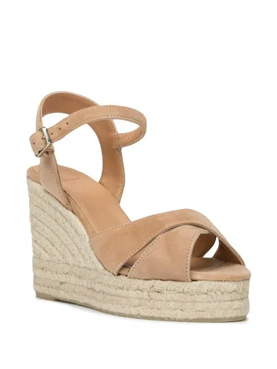 Castaã±er Blaudell Canvas Wedge Espadrille Sandals In Multi