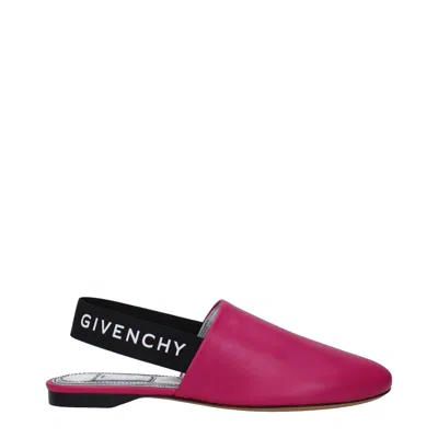 Givenchy Rivington Sandals Women Leather Fuxia/cyclamen
