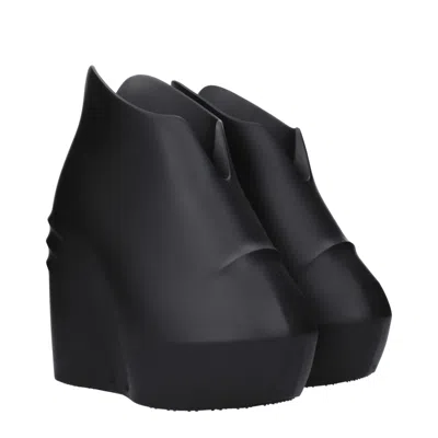 Givenchy Woman Ankle Boots Black Size 8 Rubber