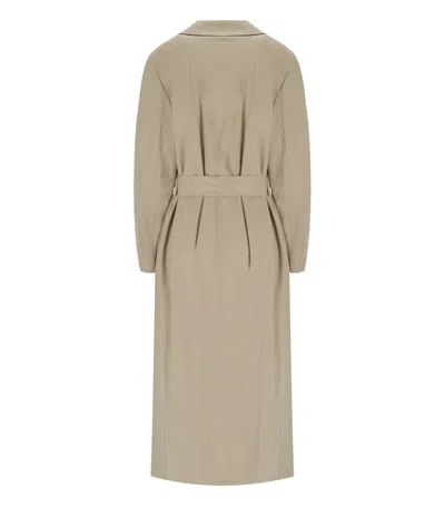 Harris Wharf London Dove Grey Trench