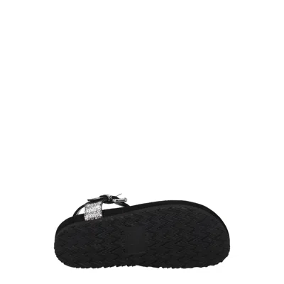 Isabel Marant Flip-flops Women Suede Black/silver