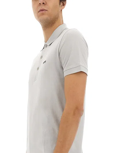 Hugo Boss Polo Paule 4 In Gray
