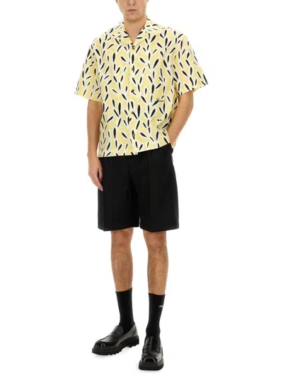 Jacquemus Tailored Bermuda Shorts In Wool In Black