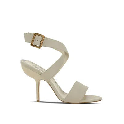 Manolo Blahnik Helua 105 Leather Sandals In White