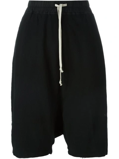 Rick Owens Drkshdw Drop Crotch Shorts