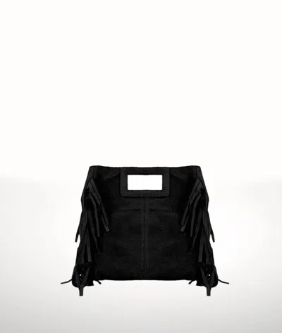 Debbie Katz Crissy Fringe Bag In Black In Black