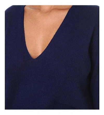 Shop Theory Adrianna V-neck Cashmere Jumper In Berry