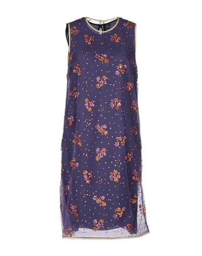 Shop Mary Katrantzou Knee-length Dress In Purple