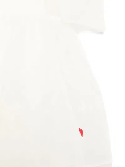 Simonetta Embroidered Dress In White