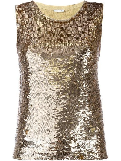 Shop P.a.r.o.s.h Sequin Top In 053